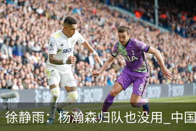 徐静雨：杨瀚森归队也没用 中国男篮跟日本已完全不是一个等级
